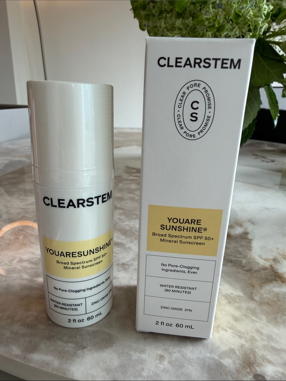 NEW CLEARSTEM YOUARESUNSHINE™️ SPF 50+ Mineral Sunscreen 2 oz